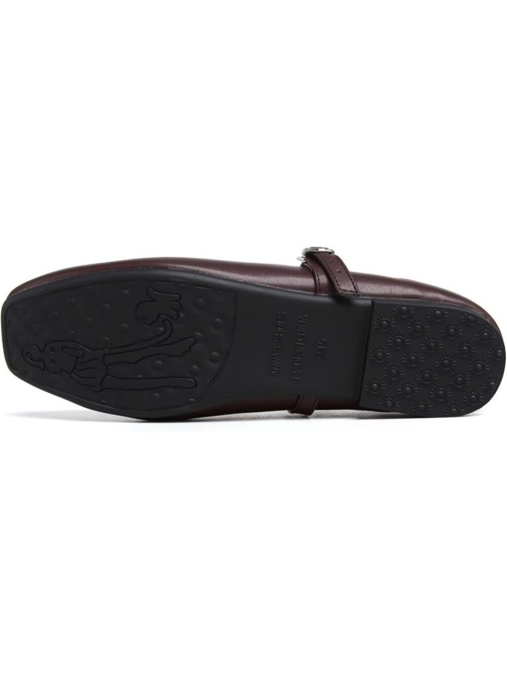 Women's Slip on Flat Round Toe Solid Coffee Classic Mary Jane Ballet Dance Shoes - Picture 6 of 7